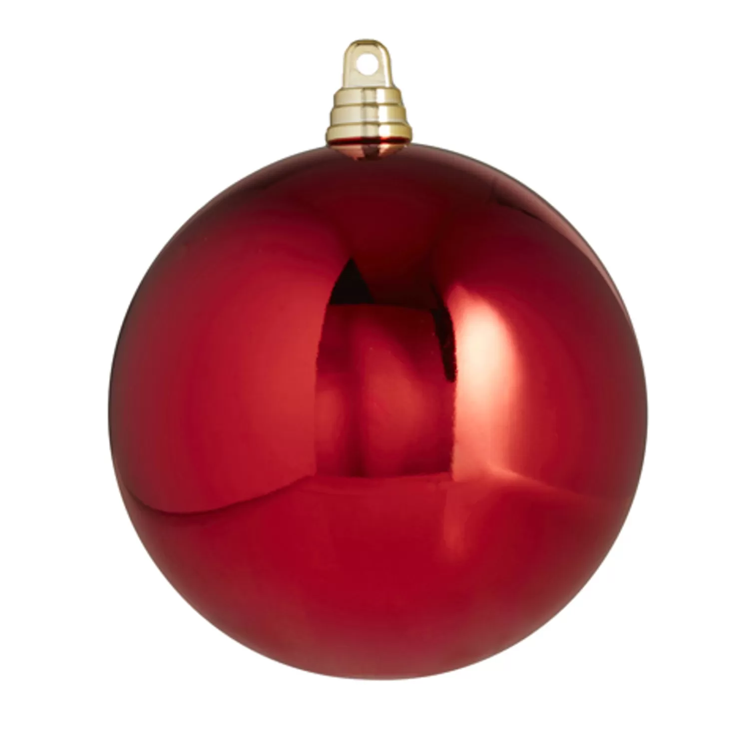 The Jolly Christmas Shop Classic Carols | Tinsel Town | Raz 3", 4", Or 6" Large Red Shiny Ball Christmas Ornaments