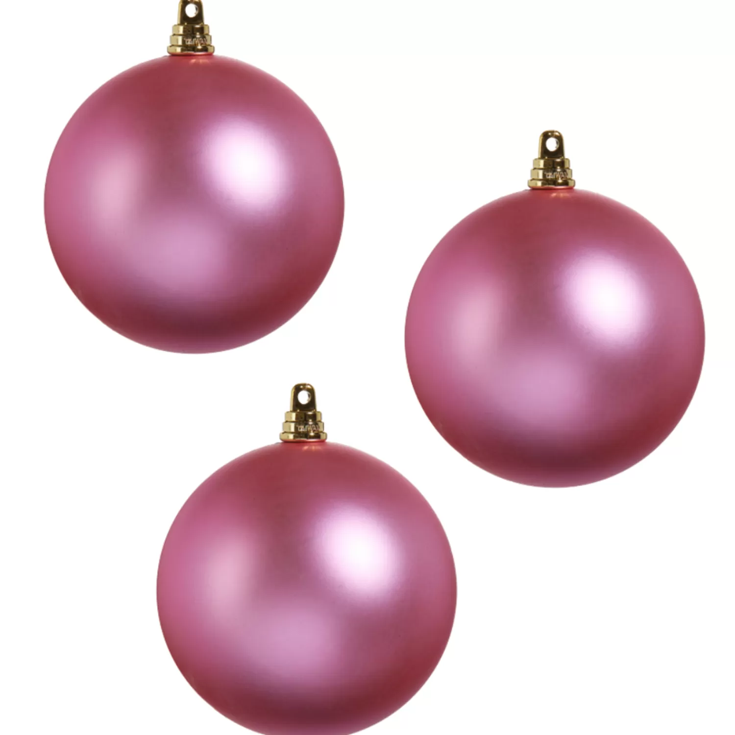 The Jolly Christmas Shop A Blushing Holiday | Pink Christmas Decorations | Raz 4", 6", Or 10" Matte Fuchsia Ball Christmas Ornament