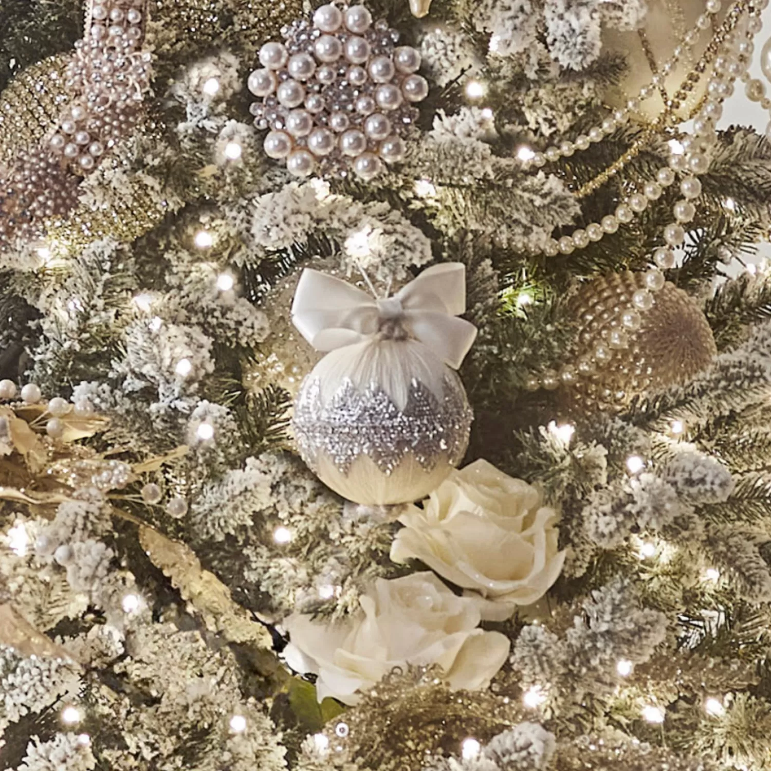 The Jolly Christmas Shop Champagne Wishes | Elegant | Raz 4" Champagne Jeweled Christmas Ornament With Bow 4427329
