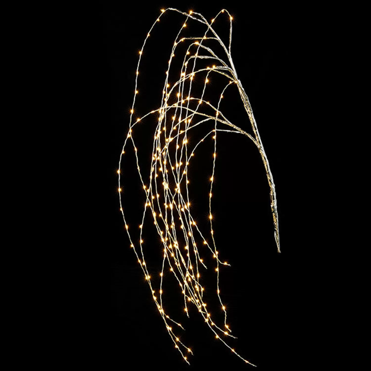 The Jolly Christmas Shop Dashing Through The Snow | Charming Holiday | Raz 58" LED Lighted Silver Cascading Lighted Christmas Tree Branch Decoration L4037020