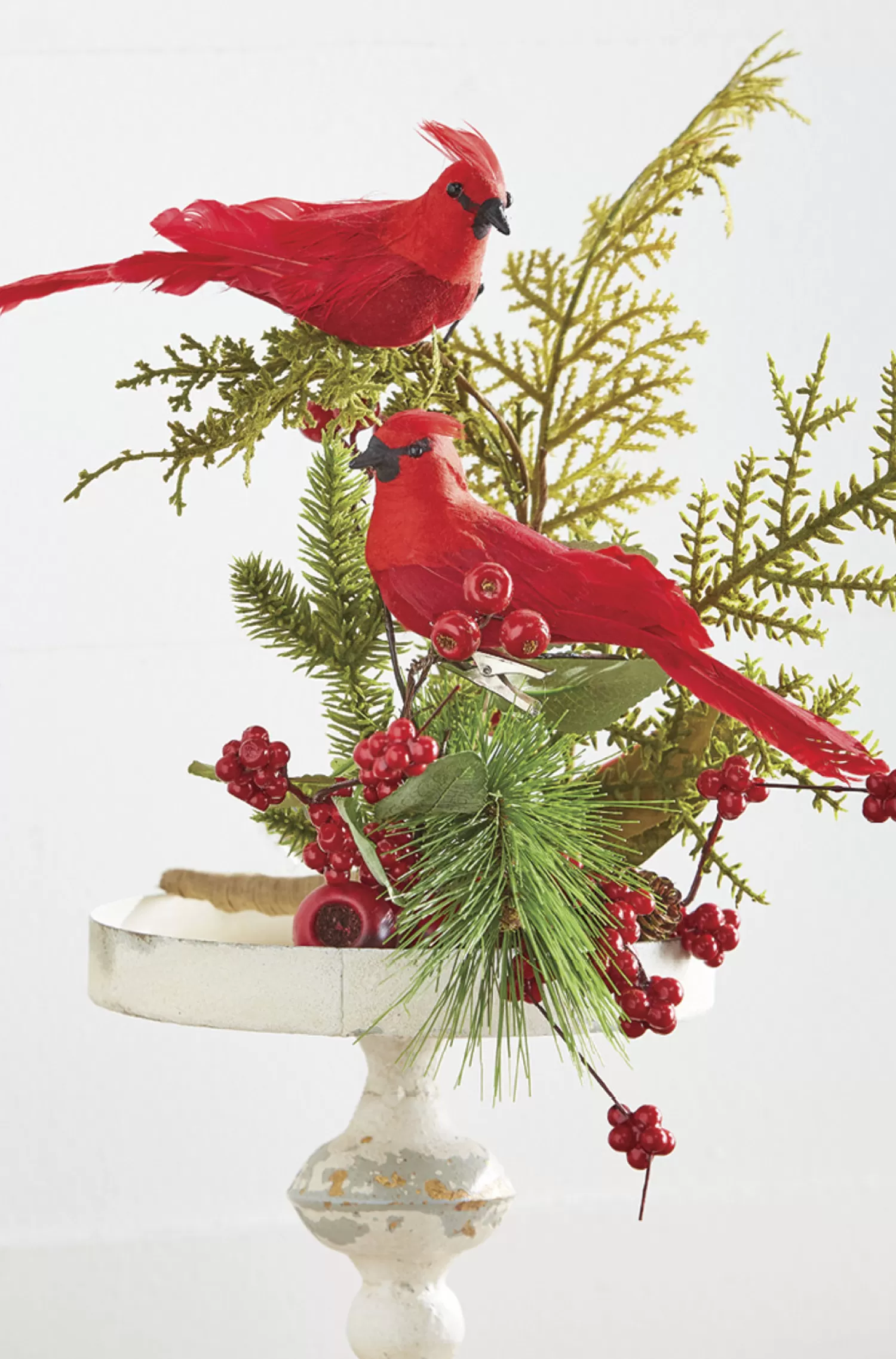 The Jolly Christmas Shop O Tannebaun | Cardinal Christmas Decorations | Raz 6.5" Clip-On Cardinal Christmas Ornament 3102594