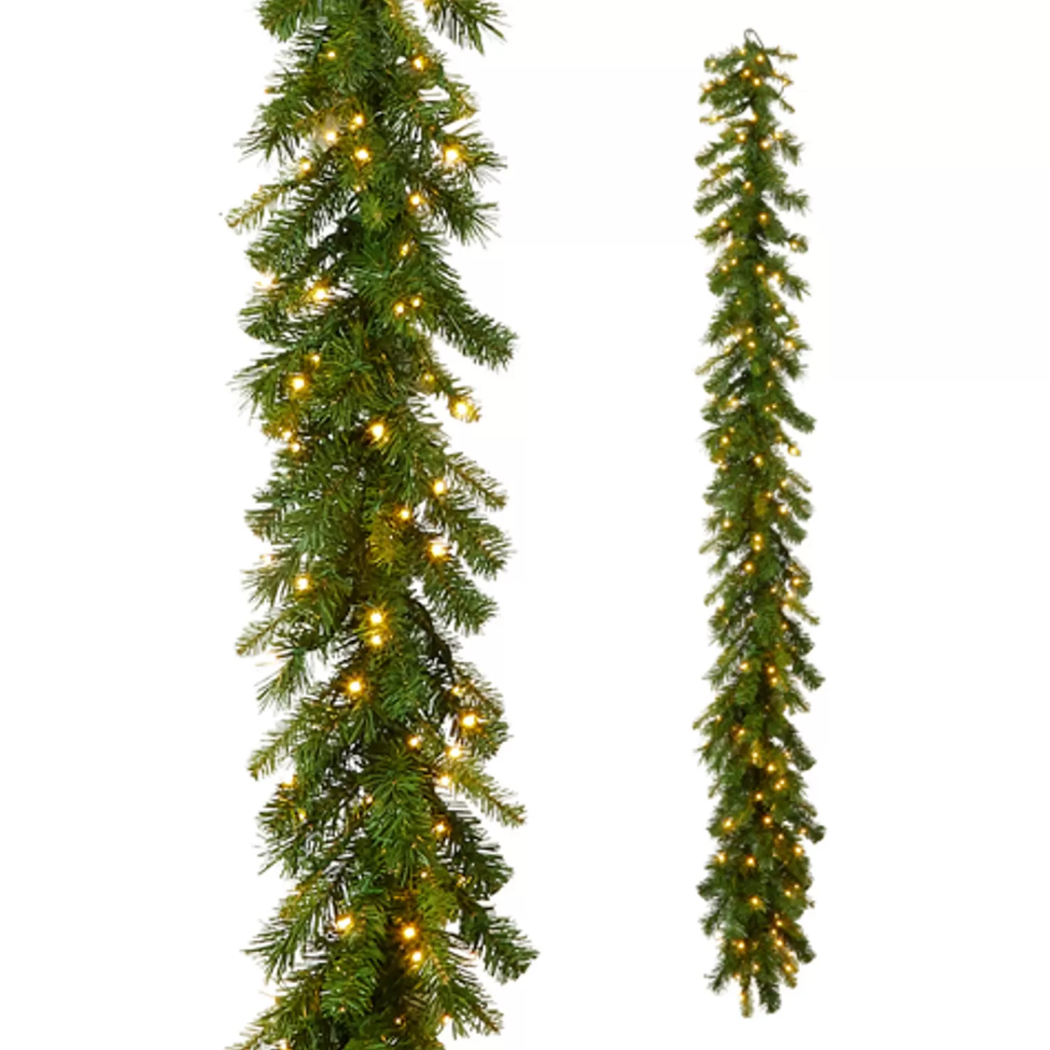 The Jolly Christmas Shop Christmas Garland | Raz 6' X 10" Pre-Lit Princess Pine Christmas Garland G4409584