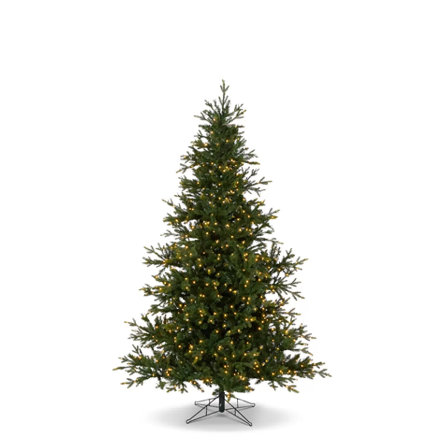 The Jolly Christmas Shop Woodland Wonder | Tinsel Town | Raz 7.5' Or 9' O Tannenbaum Aspen Fir Real Feel Christmas Tree With Brilliant LED Lights