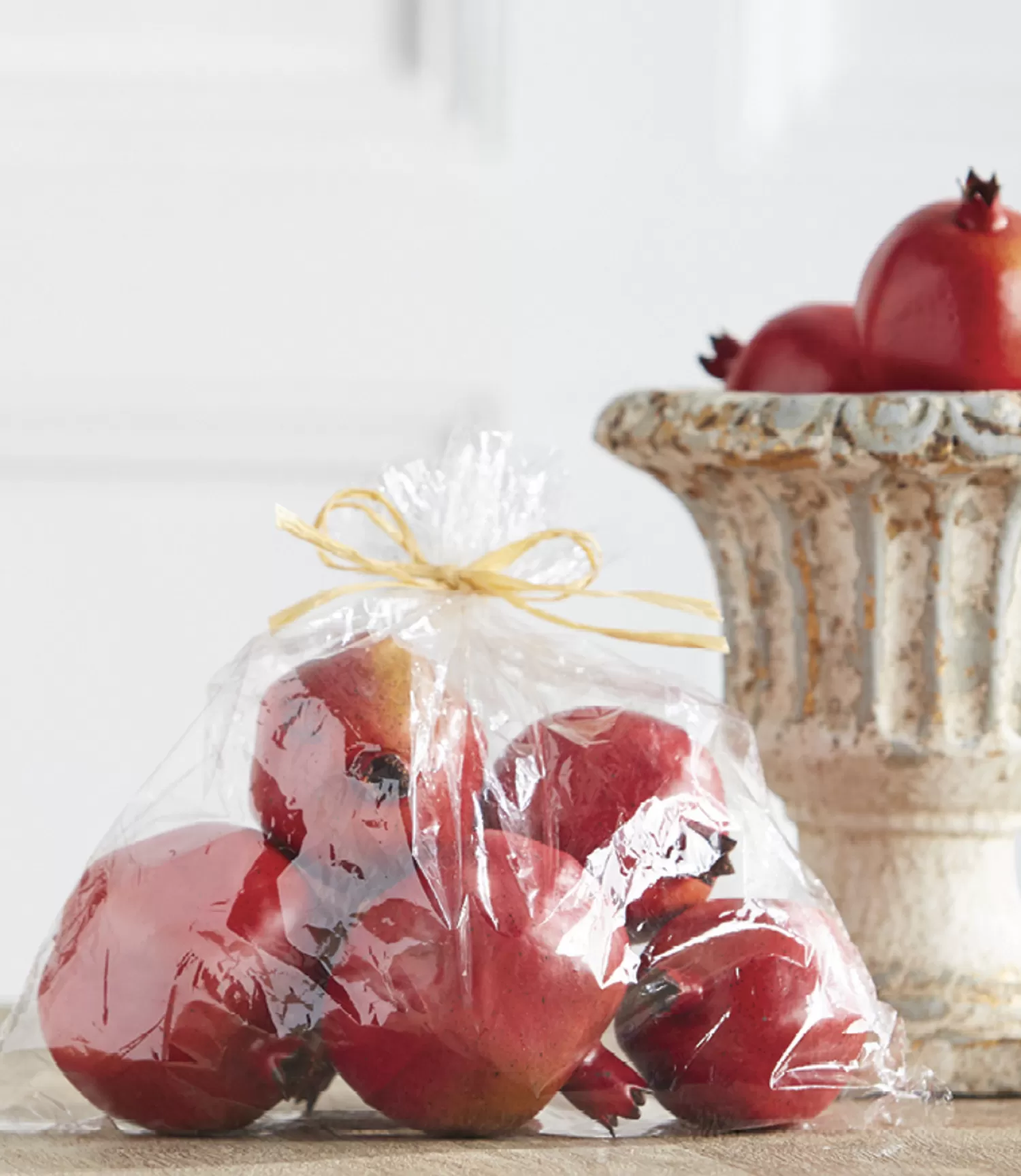 The Jolly Christmas Shop Jingle And Cocoa | Candy And Food | Raz Bag Of 3.5" Pomegranates Christmas Decoration 4002337
