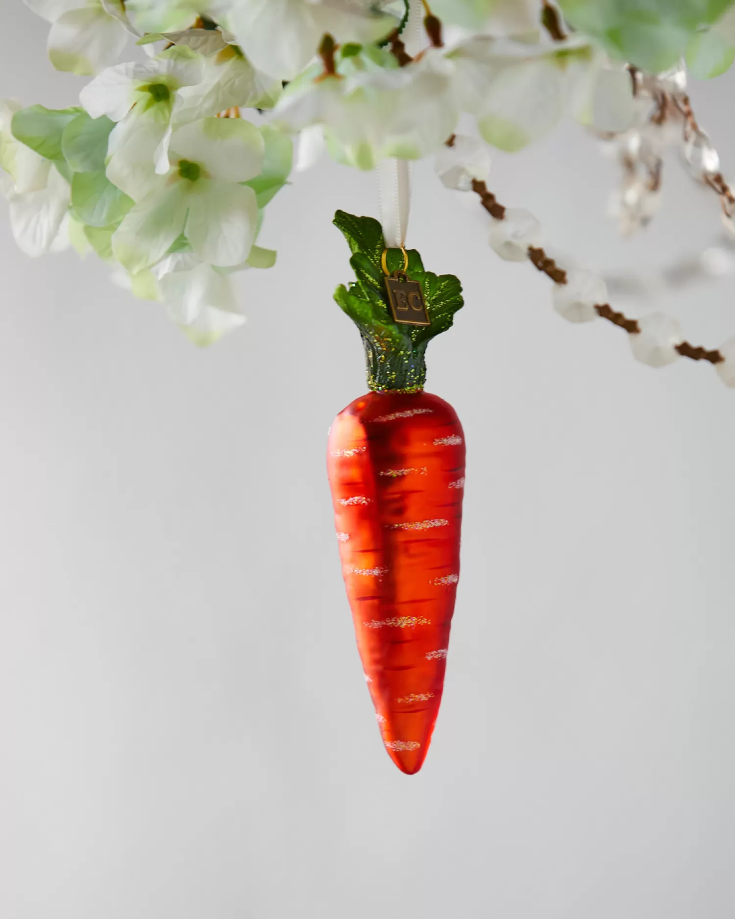 The Jolly Christmas Shop Easter Ornaments | Raz Imports Eric Cortina 5.25" Carrot Glass Easter Ornament 4453107