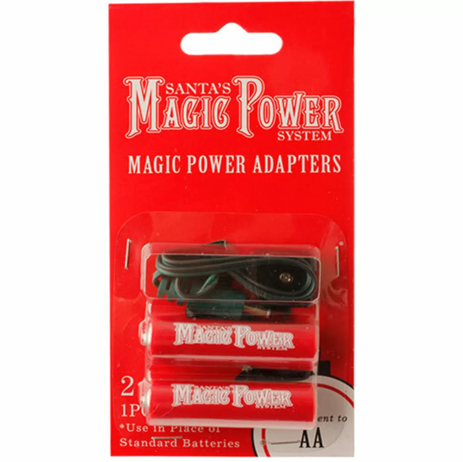 The Jolly Christmas Shop Light Hooks & Extension Cords | Raz Magic Power 2-AA Adapters 3416164