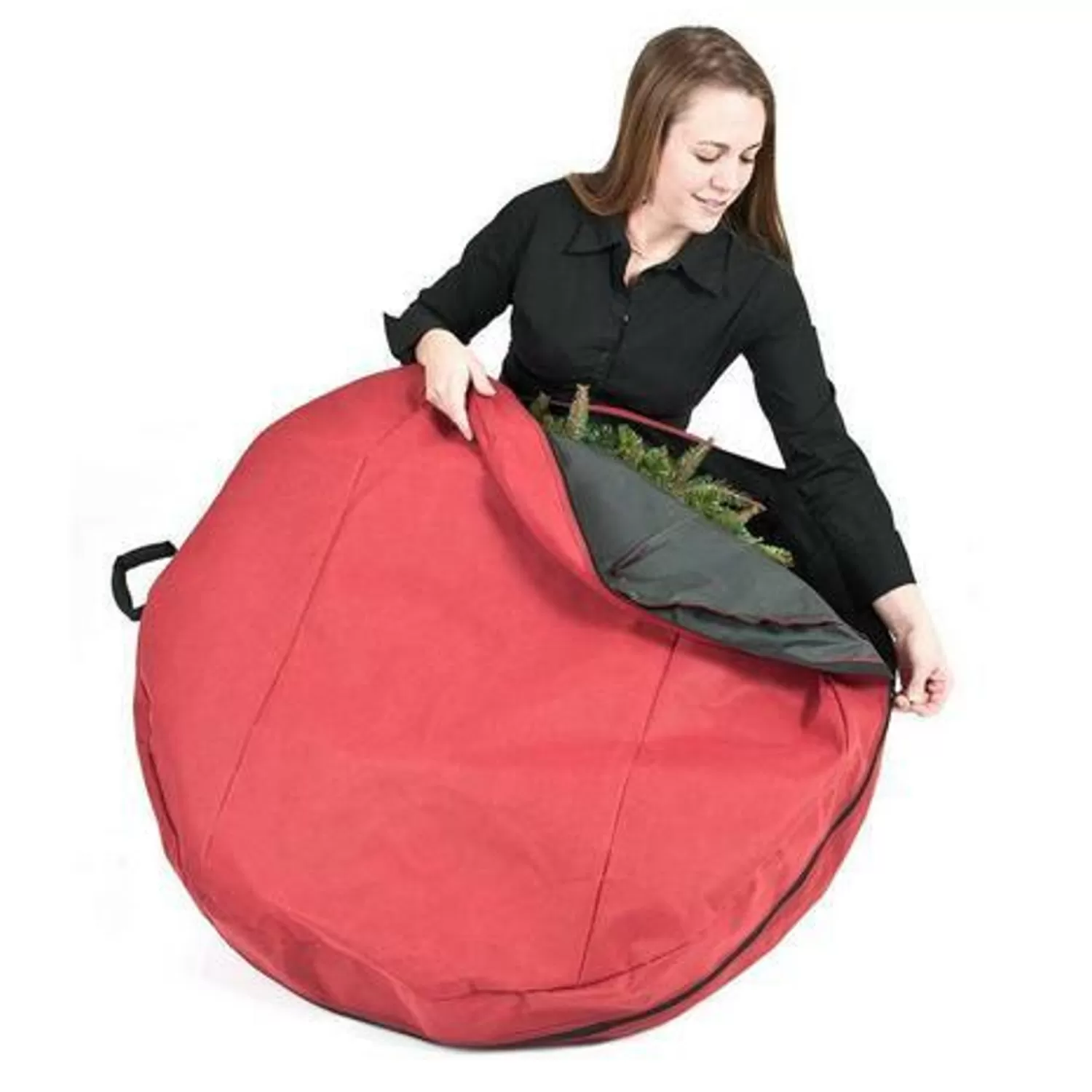 The Jolly Christmas Shop Wreath And Garland Storage | Santa's Bags Direct Suspend 30" Wreath Storage Bag 10154