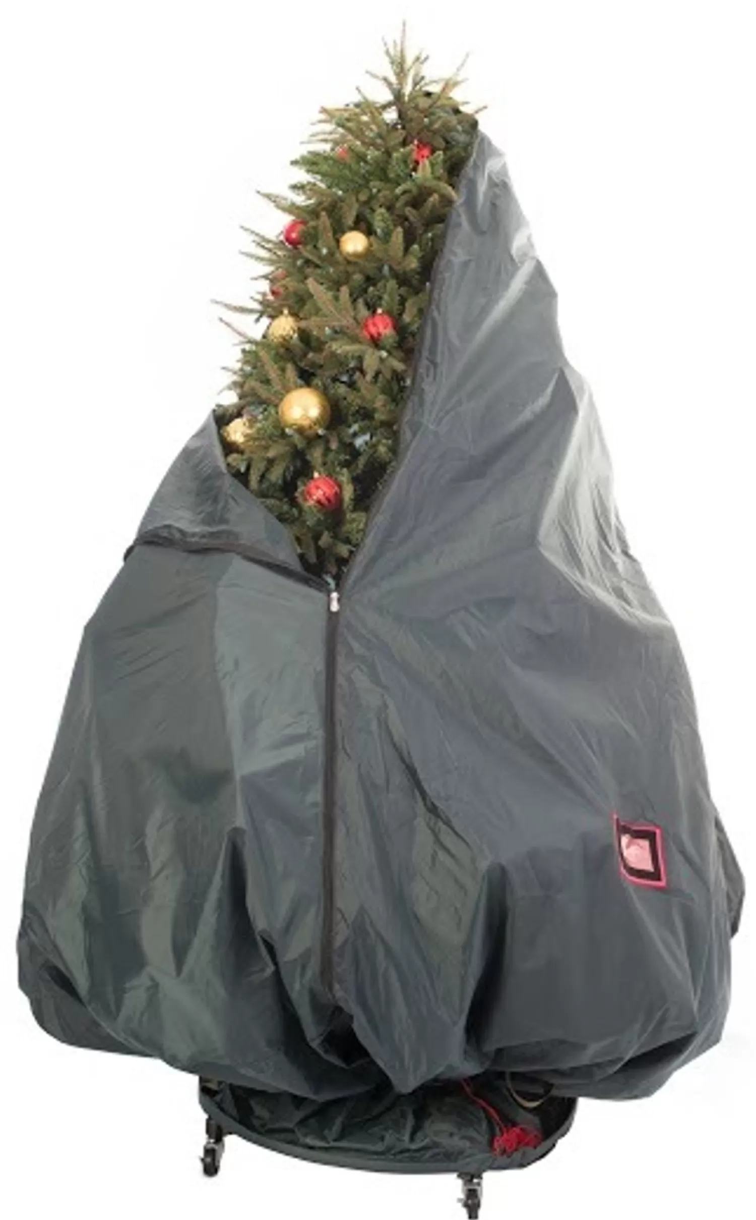 The Jolly Christmas Shop Christmas Tree Storage | Tree Keeper 9' Pro Decorated Christmas Tree Storage Bag With Rolling Stand TK-10104